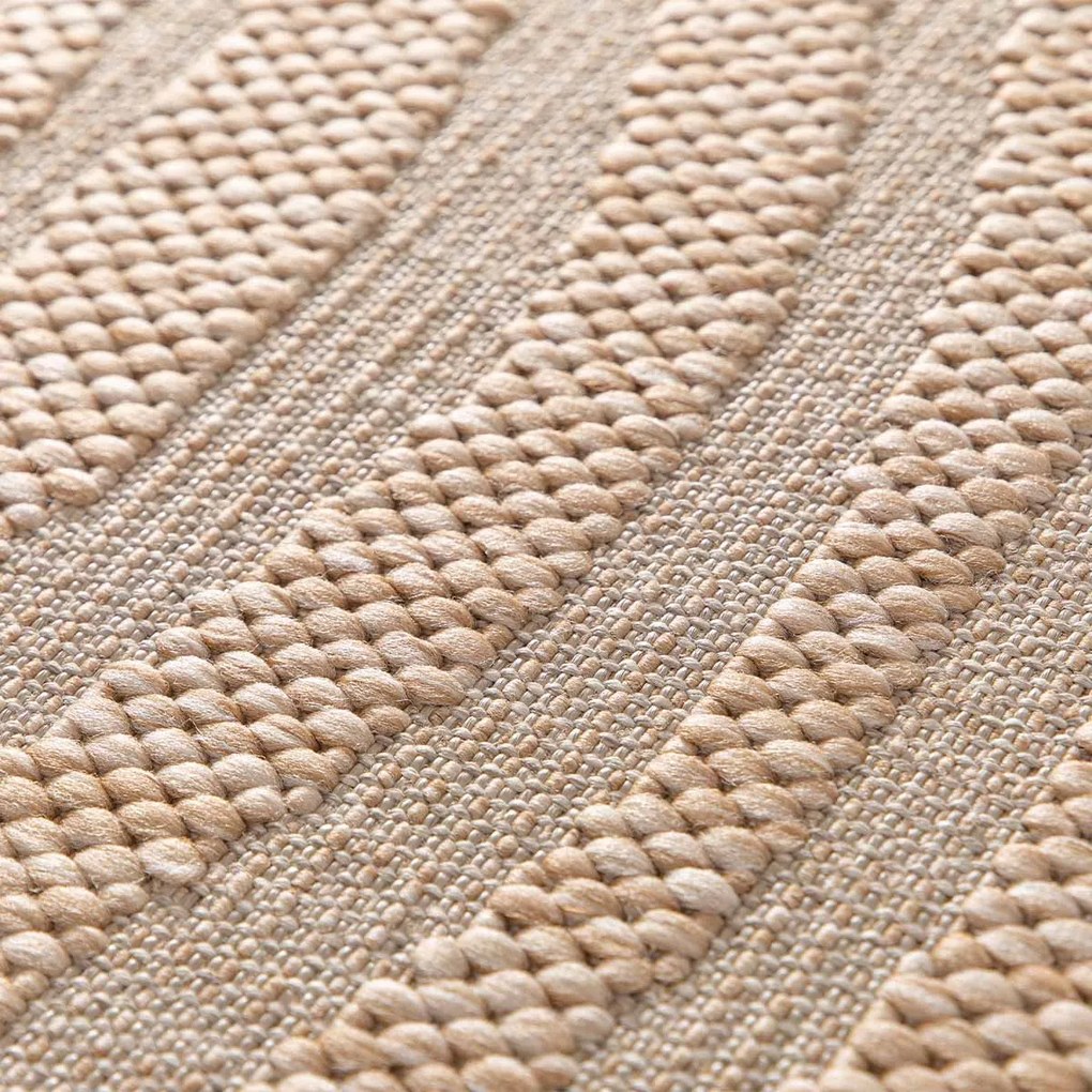 Garden Impressions Buitenkleed Ø160 cm - leaf sand