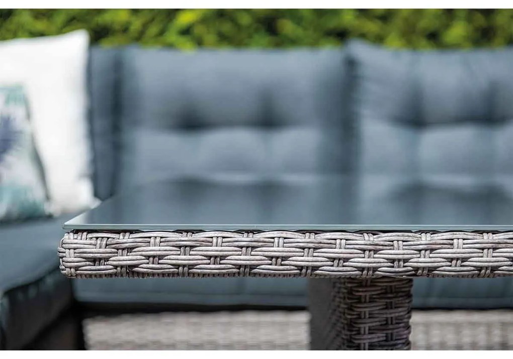 Garden Impressions Jaru lounge dining set 6-delig rechts - luxe kussens