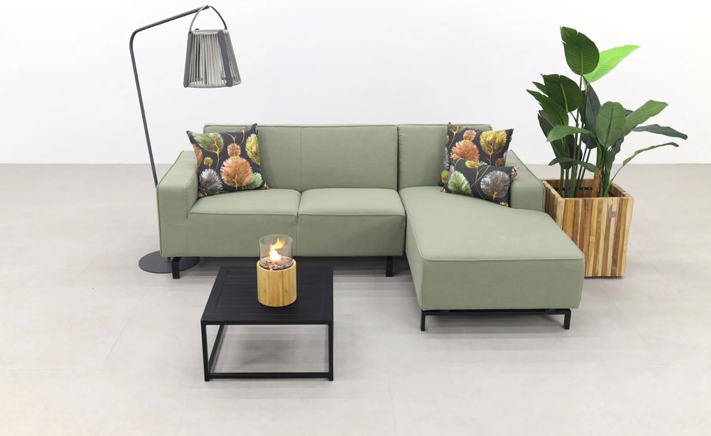 Boavista/Toronto loungebank chaise longue - Heritage leaf - 3-delig - links