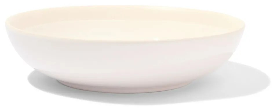 HEMA Diep Bord Ø21cm Sevilla Mat/glans Wit (wit)