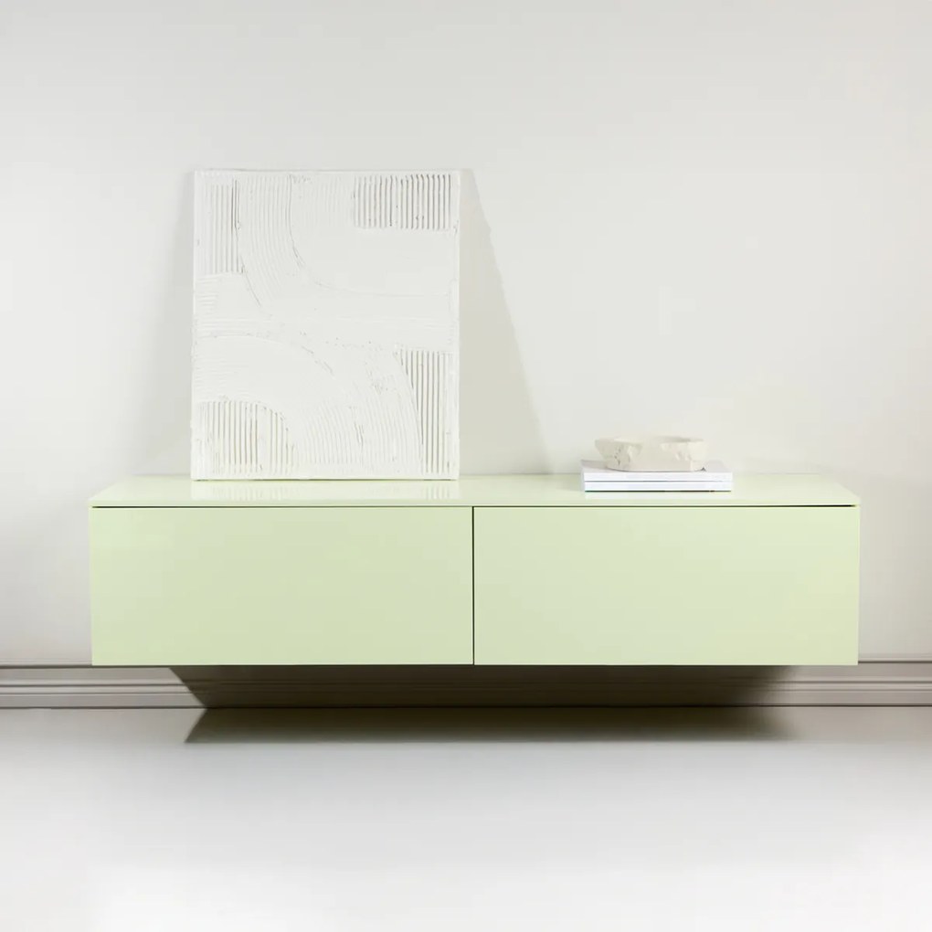 Multifunctioneel TV Meubel Groen - 160x45x35cm.