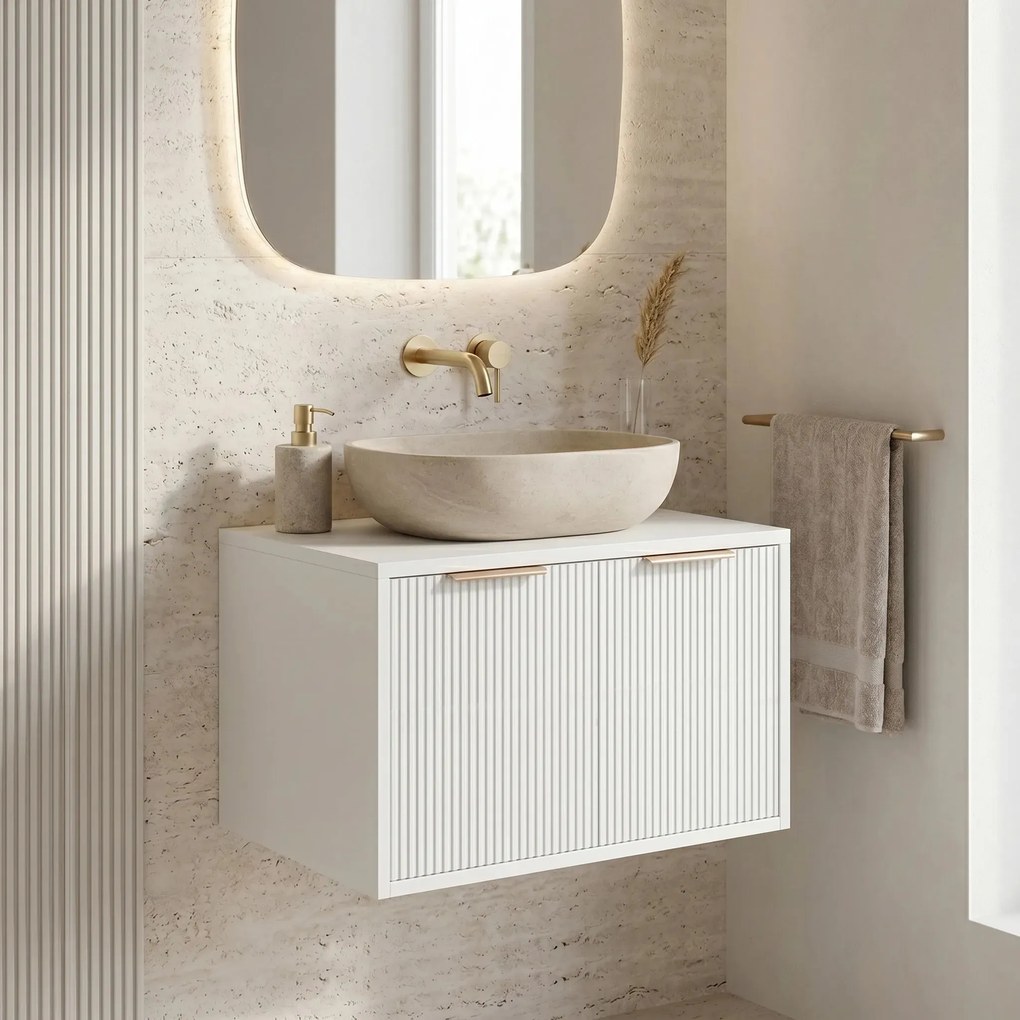 Badkamerkast onder wastafel Rea Core 60cm White
