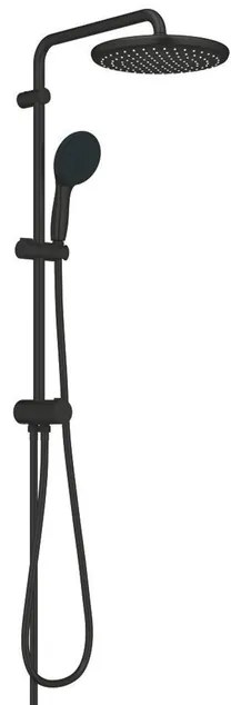 GROHE Tempesta System 250 Regendoucheset - 73.6cm - hoofddouche - 25cm - ronde handdouche - 3 straalsoorten - met omstelkraan - matte black 269802431