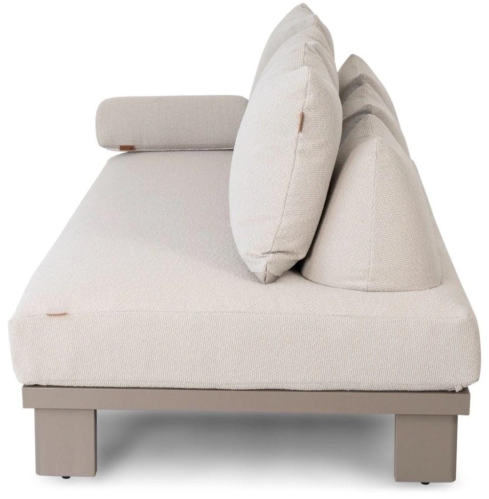 Loungeset tuin 6 personen Aluminium Taupe Santika Furniture Santika
