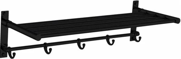 Best Design Clips Black wand handdoekrek Nero mat zwart 4005940