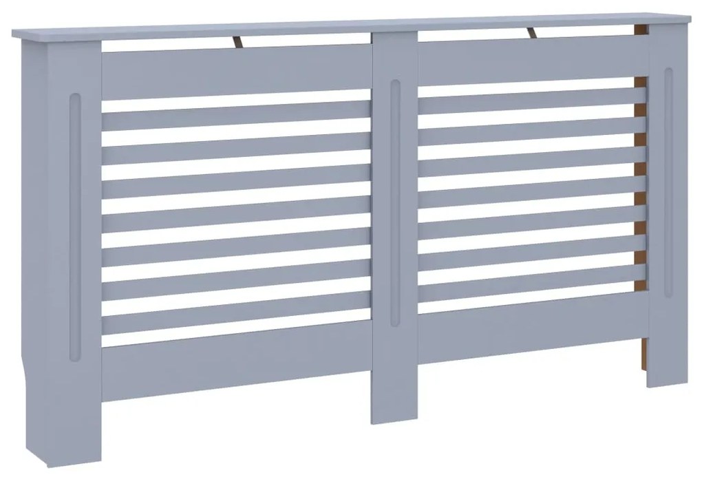 vidaXL Radiatorombouw 152x19x81 cm MDF antraciet