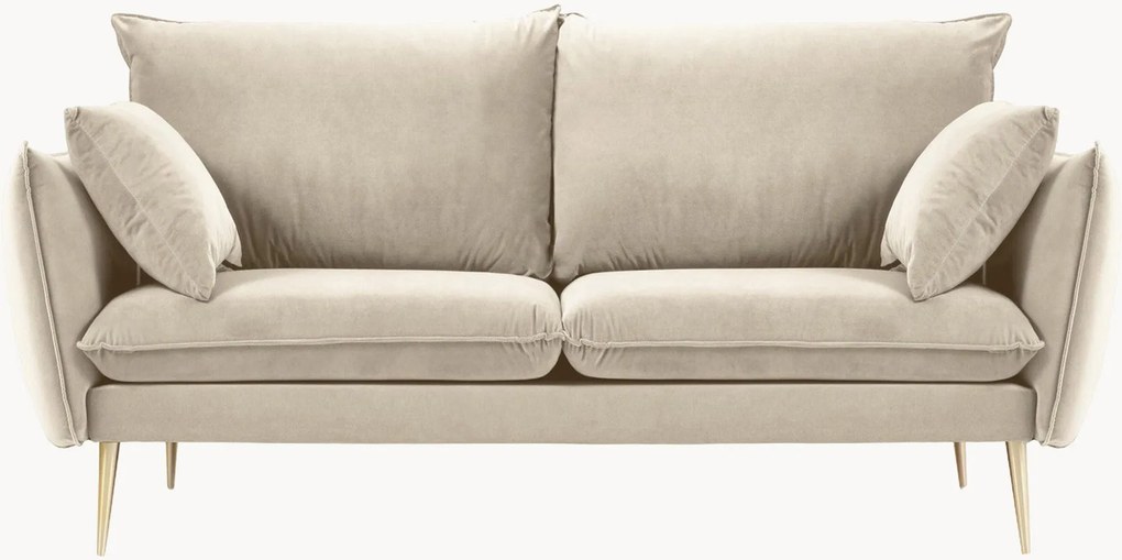 Fluwelen bank Elio (2-zits), B 158 cm