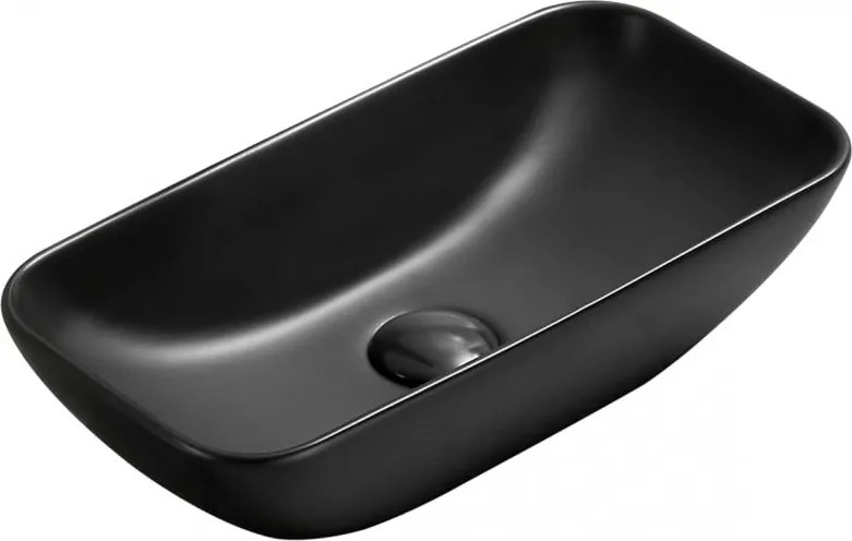 Mexen Klara opbouw wastafel 46 x 23 cm, zwarte mat - 21564685