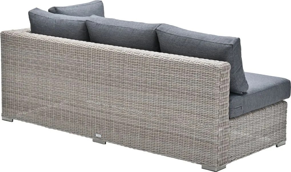 Garden Impressions Tennessee loungebank arm links vintage willow - texfiber