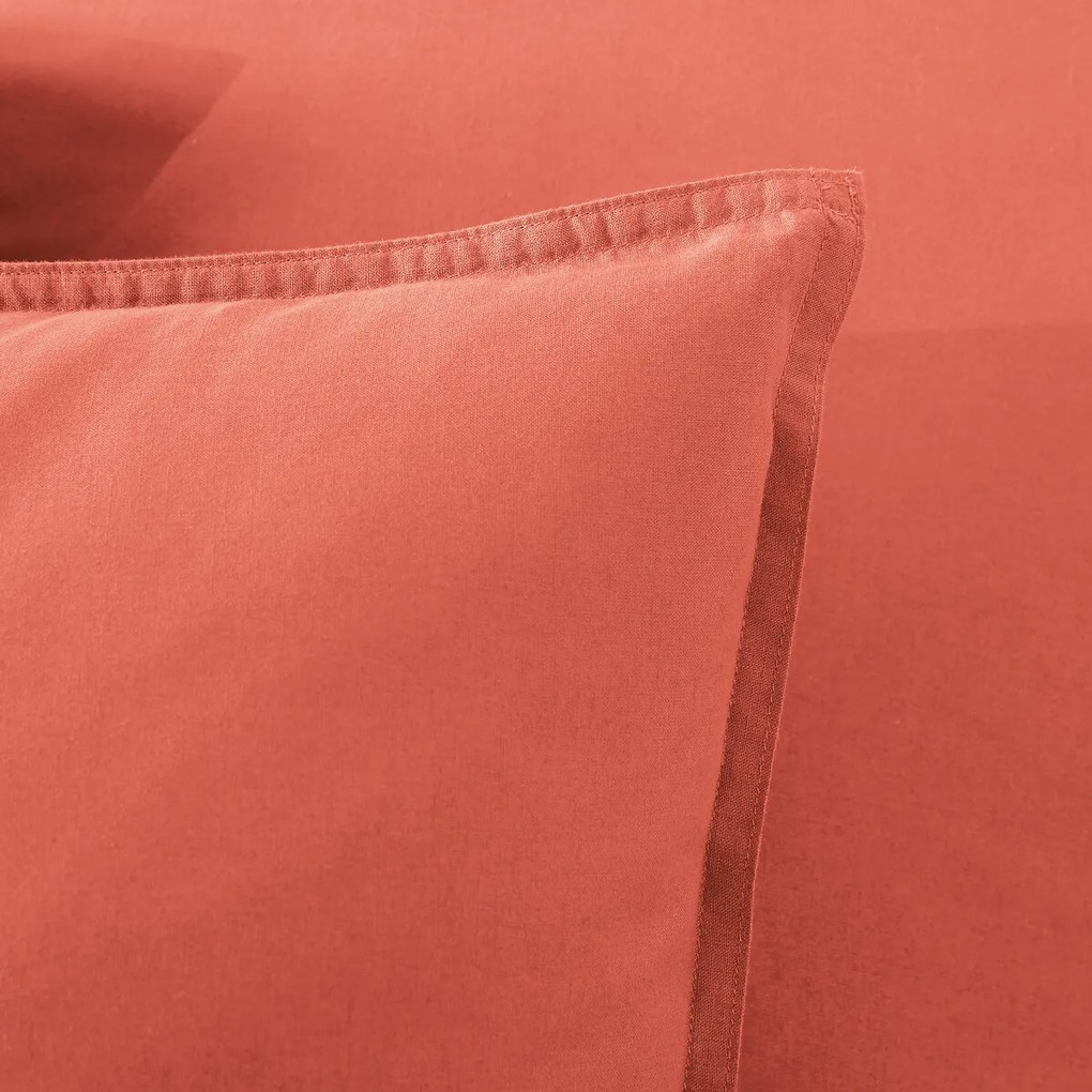 Effen kussensloop in gewassen katoen, Scenario