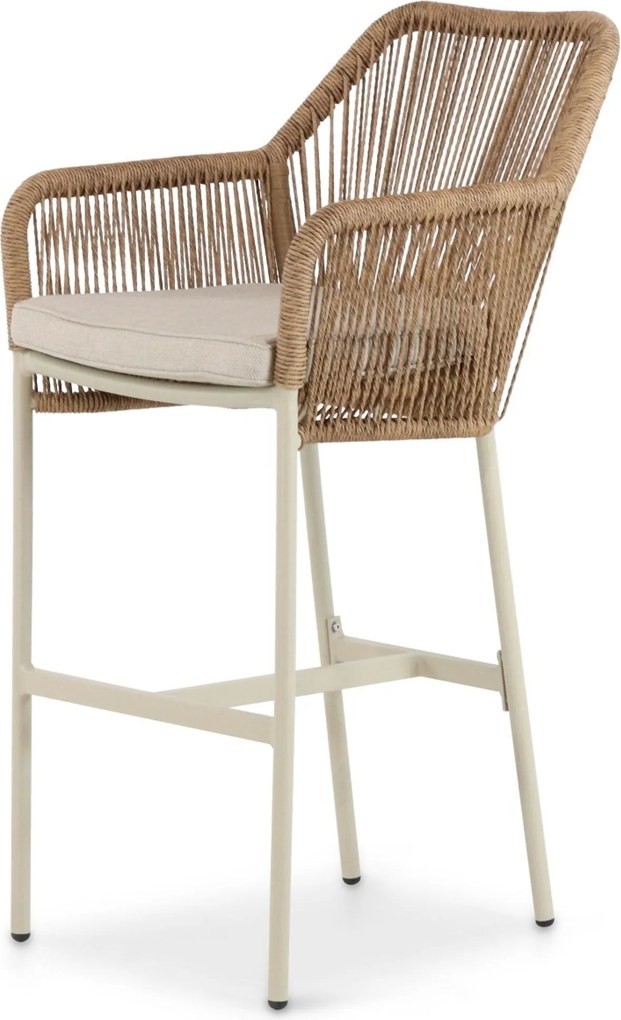 Barset 4 personen 150 cm Rope Taupe De Laan Projects