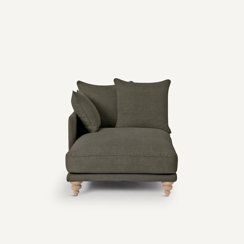 Long chair in katoen/linnen, LAZARE