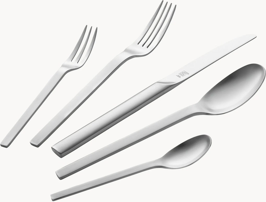 Geborstelde bestekset Minimale, 30-delig