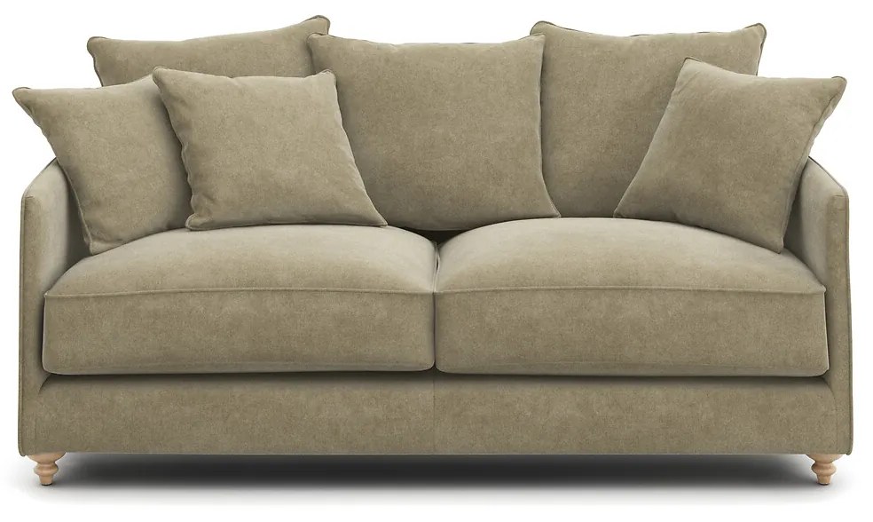 Compacte slaapbank in stonewashed fluweel, Lazare