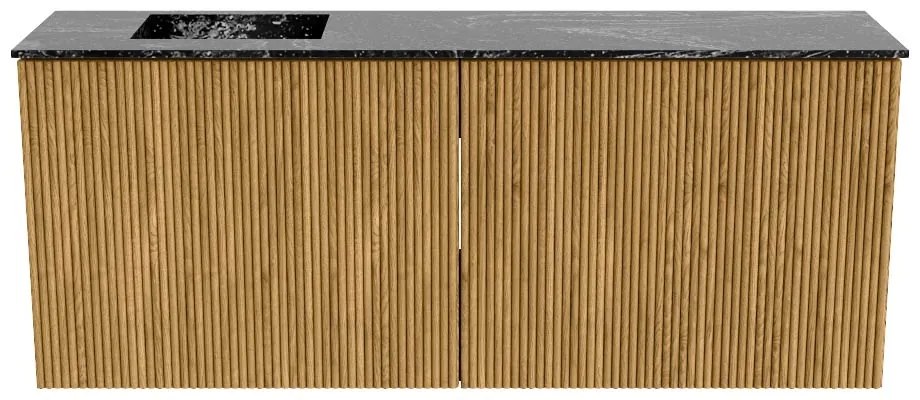 Mondiaz Joya DLux 100cm toiletmeubel oak met wastafel faye links zonder kraangat lava