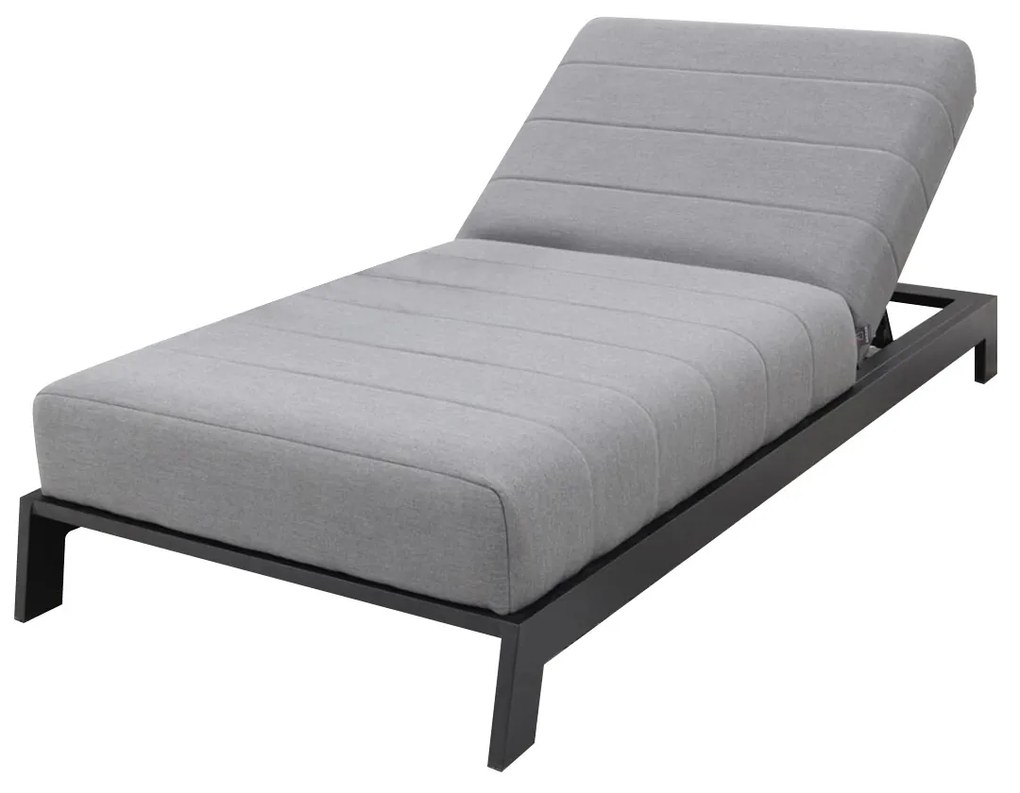 Mexico sunbrella ligbed 200x85 cm. - Lichtgrijs