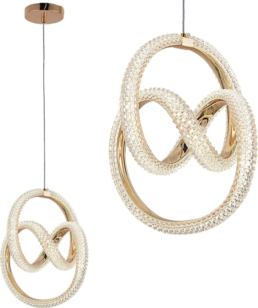 LED hanglamp G068-CP Gold