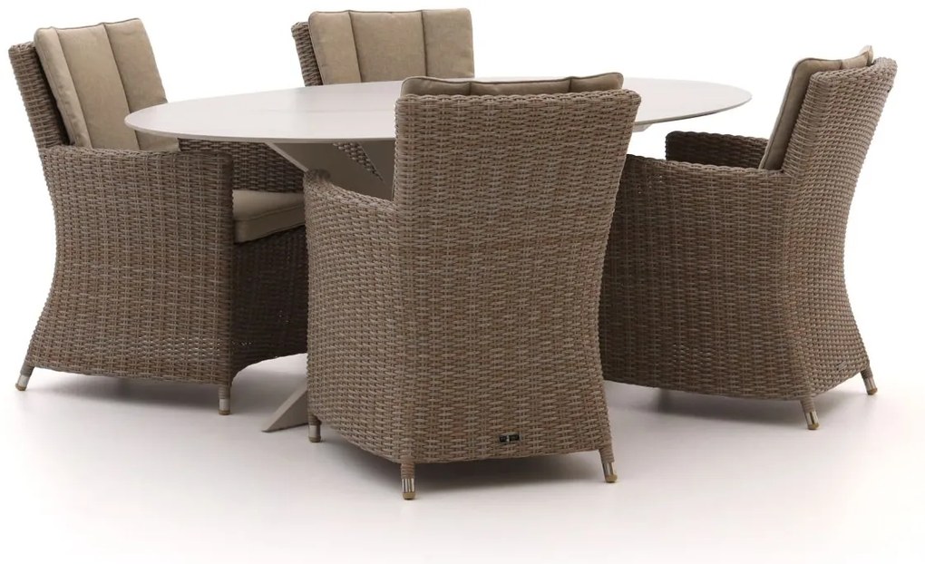 + 15% kassakorting | Diningset Manifesto  | 4 personen | Tuinset sintered stone | 5-delig | Kees Smit Tuinmeubelen