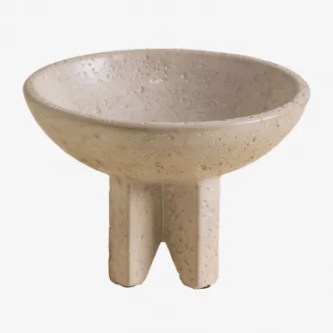 Decoratieve Kom Van Cement Maryse Ø25 Cm - Sklum