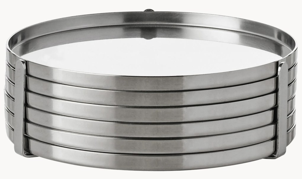 Onderzetters Arne Jacobsen met standaard, 6-delig