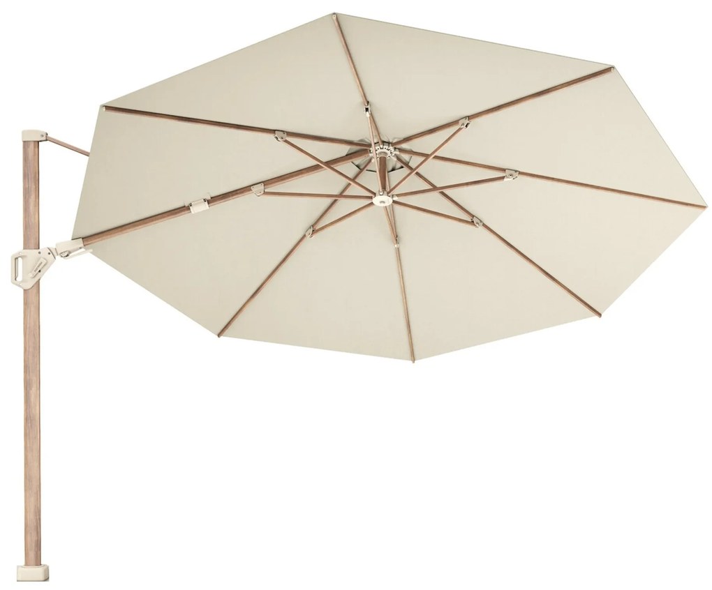 Challenger T2 premiumØ350 cm teak champagne