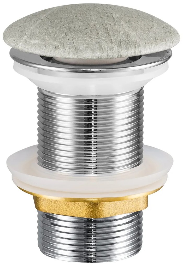 Comad afvoerplug met clicksysteem lichtgrijs