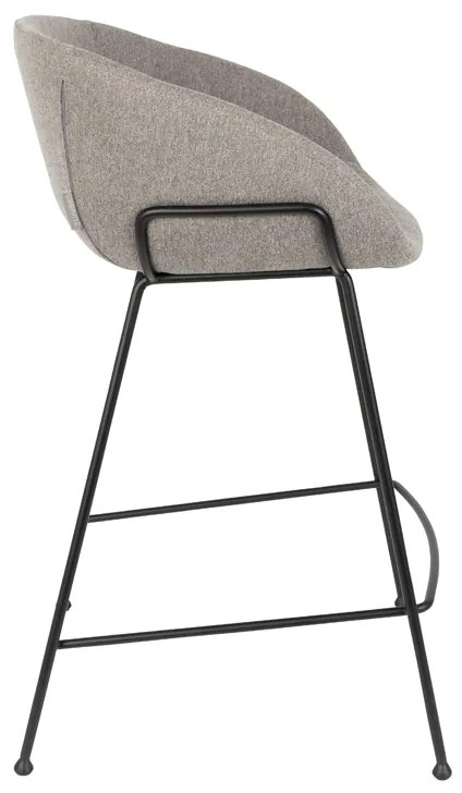 Zuiver Feston Design Barkruk Grijze Stof