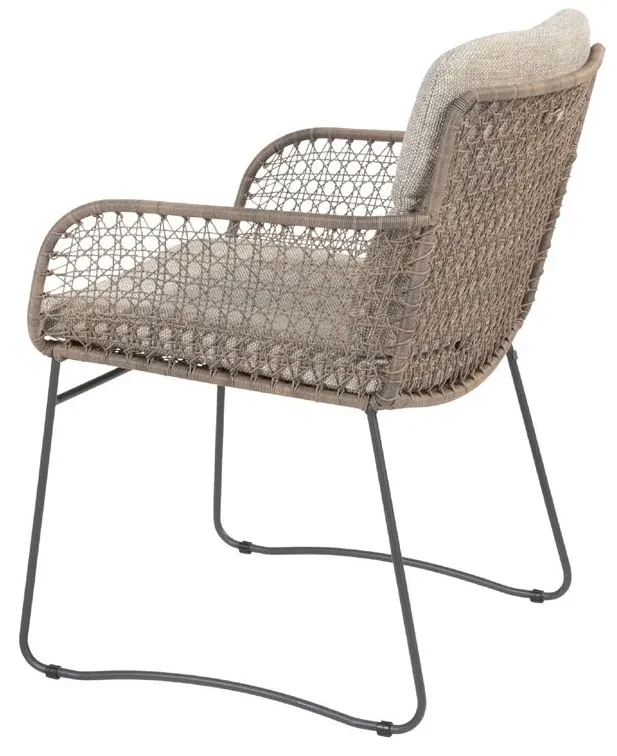 4 Seasons Outdoor Aprilla tuinset pure met Noah tafel 260 cm * Sale * Tuinset houtkleur weerbestendig