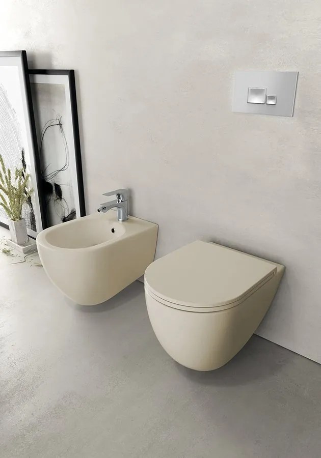 Sapho Infinity hangend bidet 36x53cm ivoor