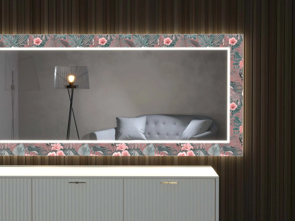 LED spiegel met decor D26