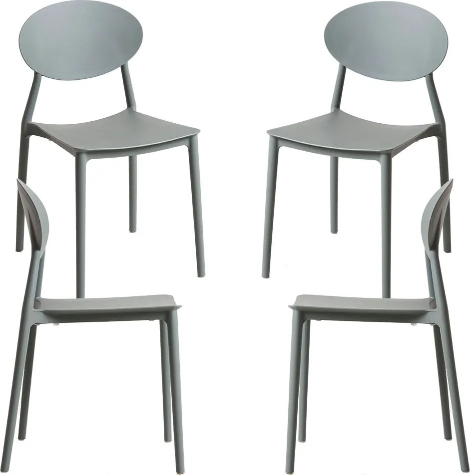 Set 4 Butan Stoelen