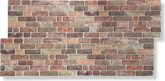 3D Wandpaneel EPS Rood/Oranje L1713 100x50x2cm | Paneli 3d wandpanelen