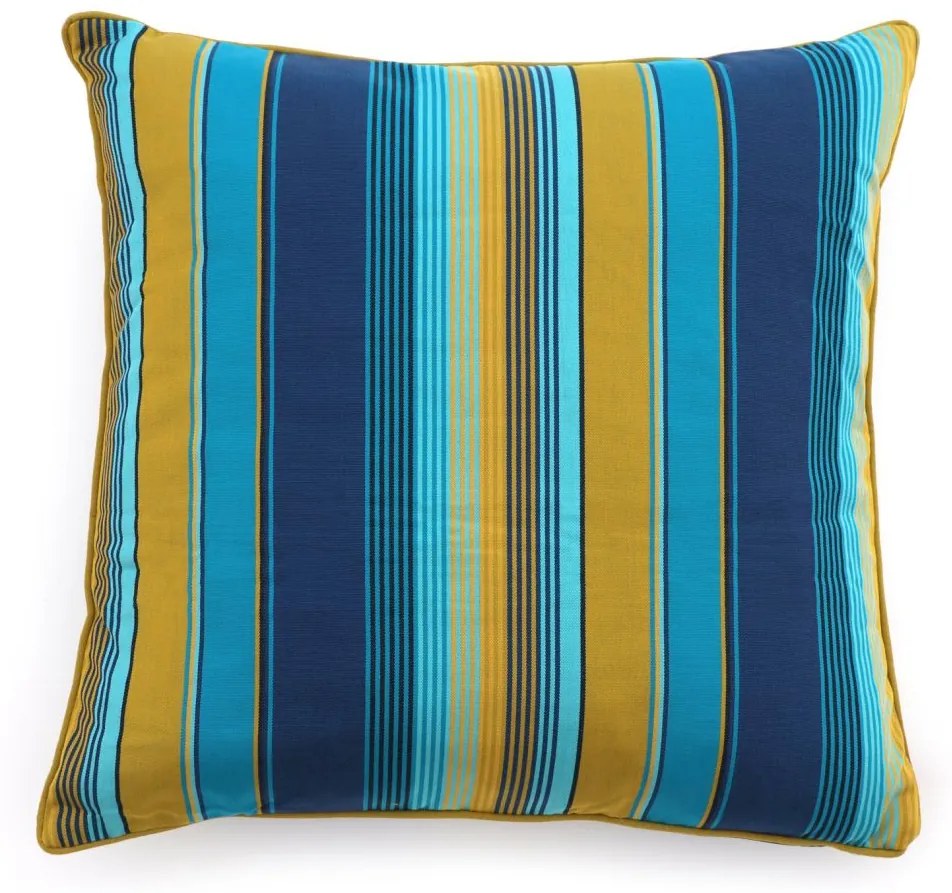 Sierkussen Tuin | Blauw-Geel  | Dralon | Kees Smit  | 50x50cm | Kees Smit Tuinmeubelen