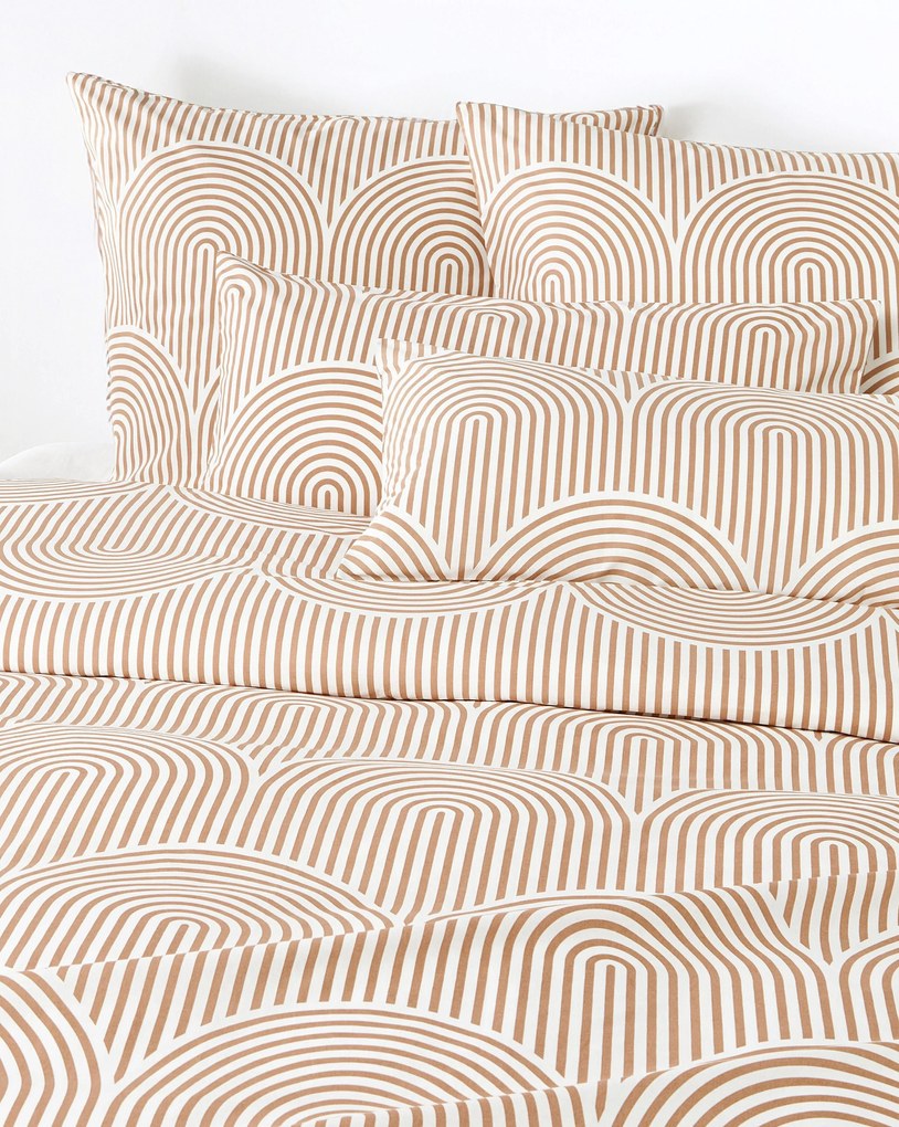 Katoenen dekbedovertrek Arcs