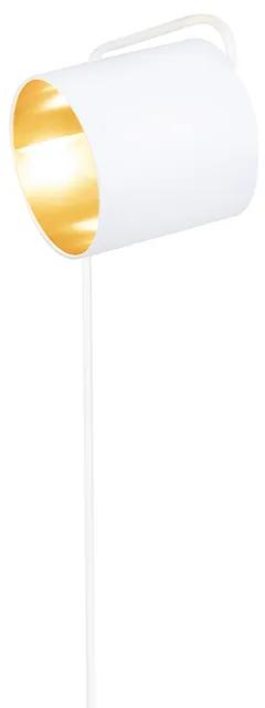 Stoffen Moderne vloerlamp wit - Lofty Modern E27 cilinder / rond rond Binnenverlichting Lamp
