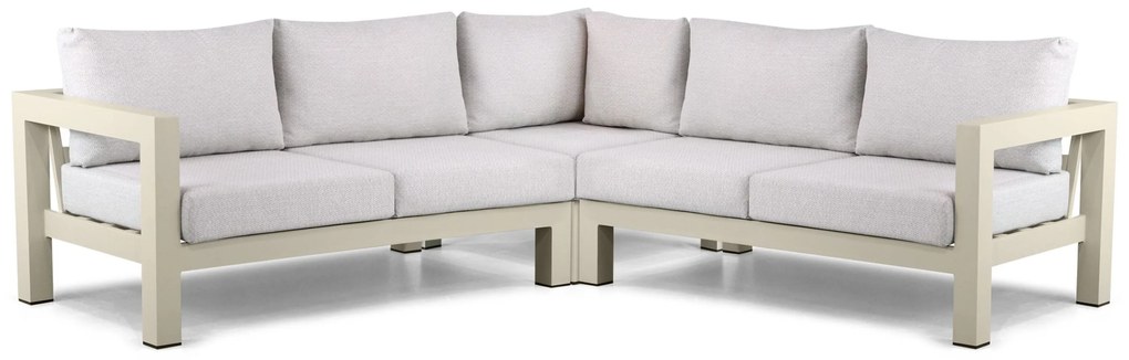 Hoek loungeset 5 personen Aluminium Taupe  Lifestyle Garden Furniture Luca