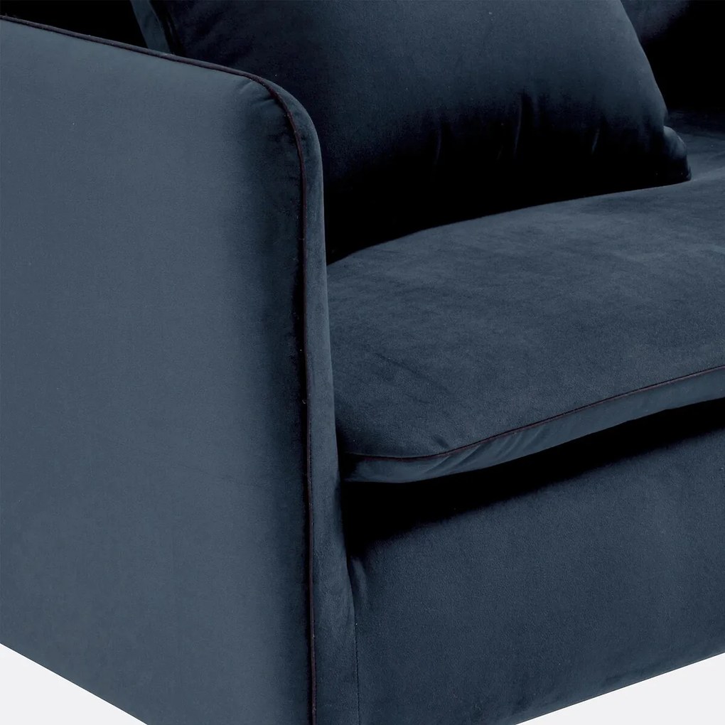 XL fauteuil in fluweel, Ivete