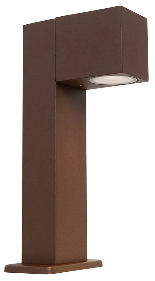 Industriële staande buitenlamp roestbruin 30 cm IP44 - Baleno