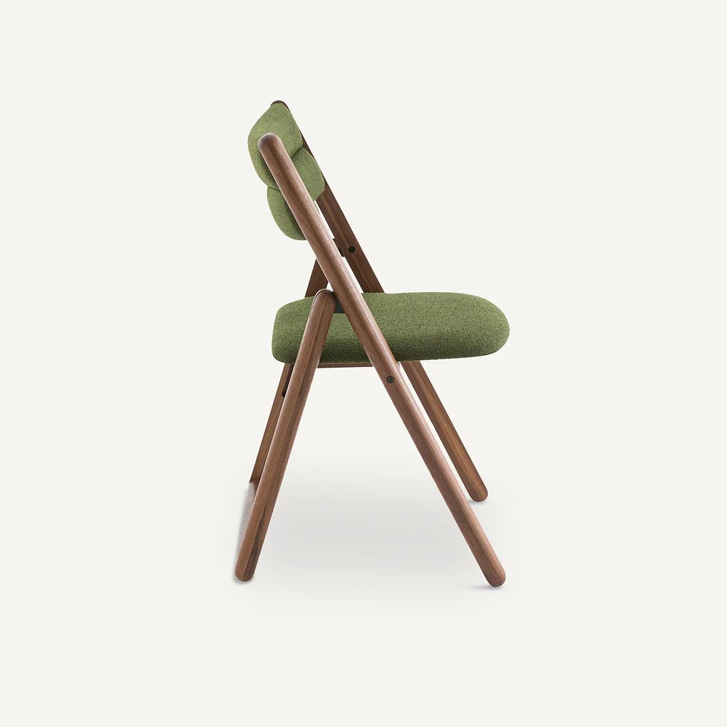 Plooistoel in notenhout Camminata design E.Gallina