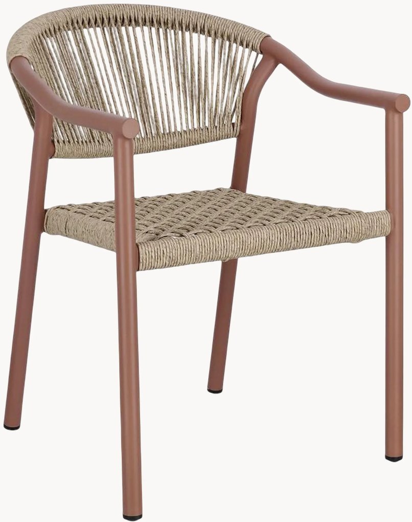 Tuin-eetkamerstoelen Canarias met armleuning, 4-delig