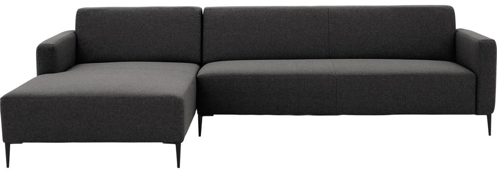 Goossens  Key West grijs, stof, 3-zits, modern design