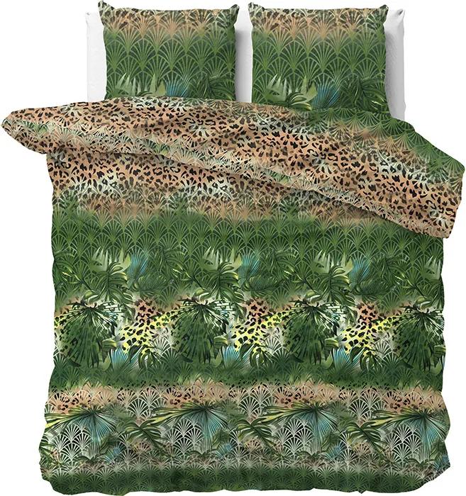 Dekbedovertrek Botanic Panther 1-persoons (140x220 cm) - Katoen - Natuur - Multicolor - Ga naar Dekbed-Discounter.nl & Profiteer Nu