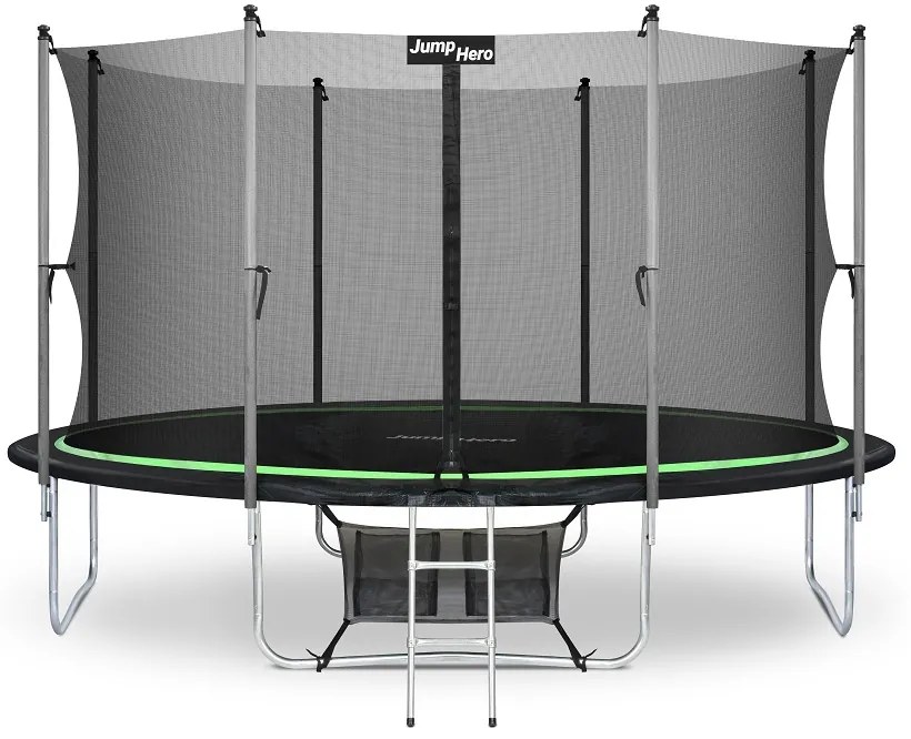 Tuintrampoline met veiligheidsnet aan binnenkant 427cm Jump Hero 14FT