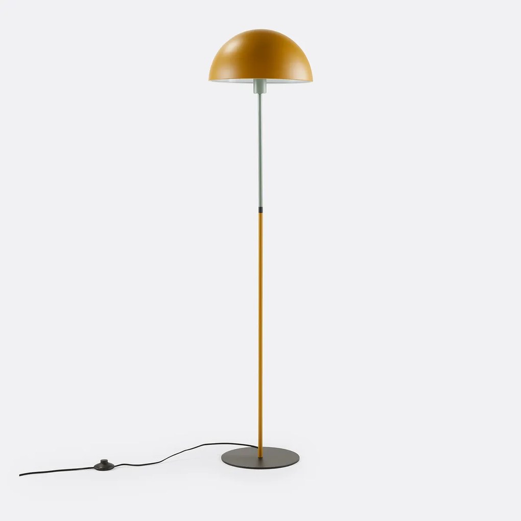 Tweekleurige staanlamp van metaal, Capi