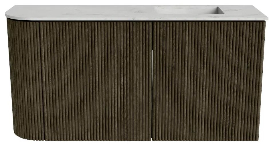 Mondiaz Joya DLux 80cm toiletmeubel ronding links shadow met wastafel faye rechts 1 kraangat opalo