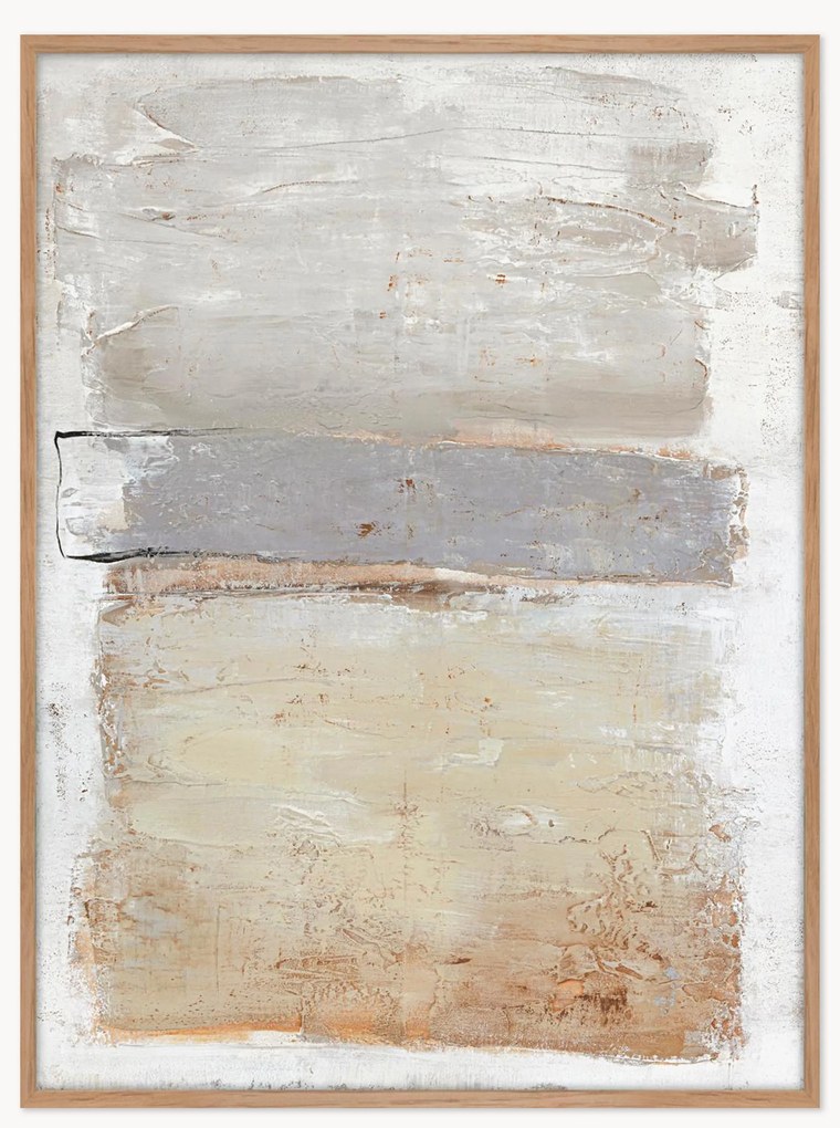 Handgeschilderd ingelijst canvas Scenario