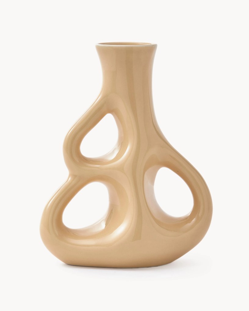 Vaas Three Ears van keramiek, H 21 cm