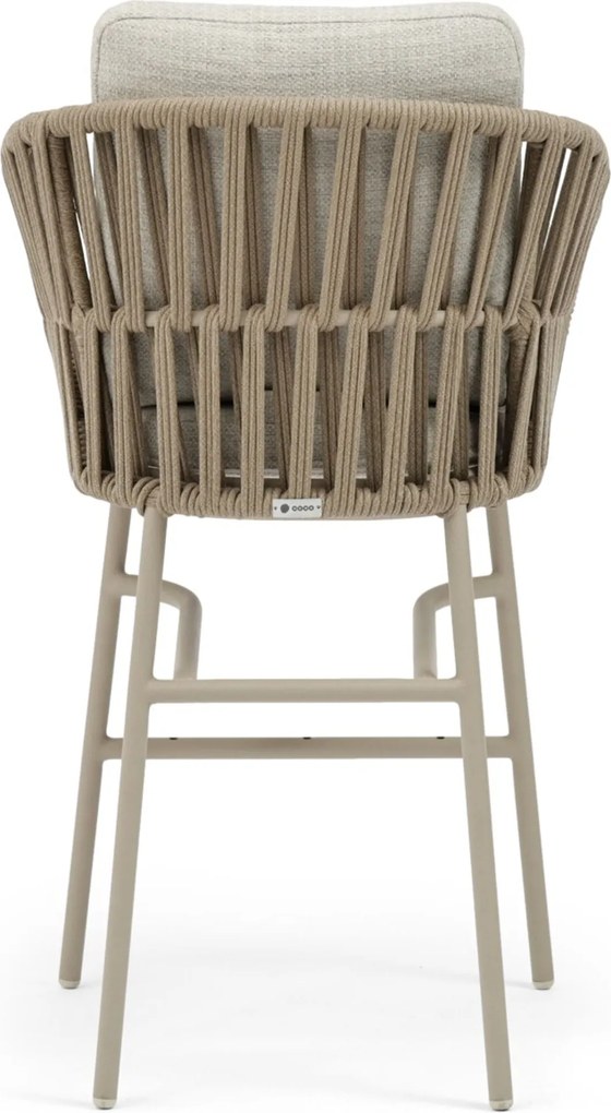 Tuinset 4 personen 180 cm Rope Grijs Domani Furniture Trivento/Camila