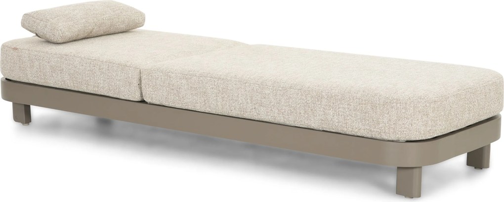 Santika Cayora Ligbed Aluminium Taupe