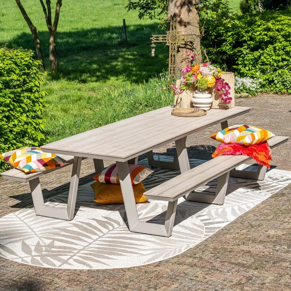 Garden Impressions Sarria picknick set 280 x 178 cm - taupe